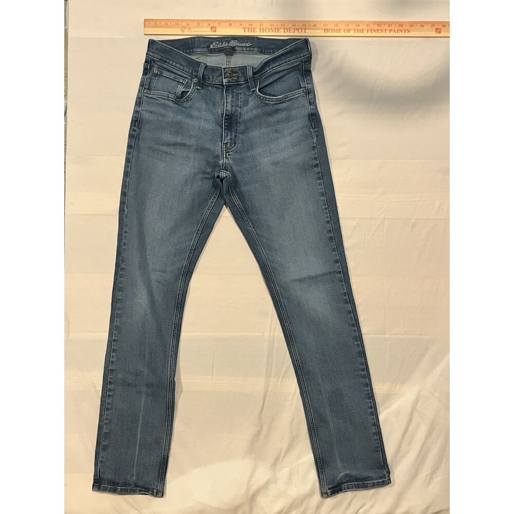Eddie Bauer Men’s Jeans 32x34 Blue Wash Straight Leg Stretch Denim Pants